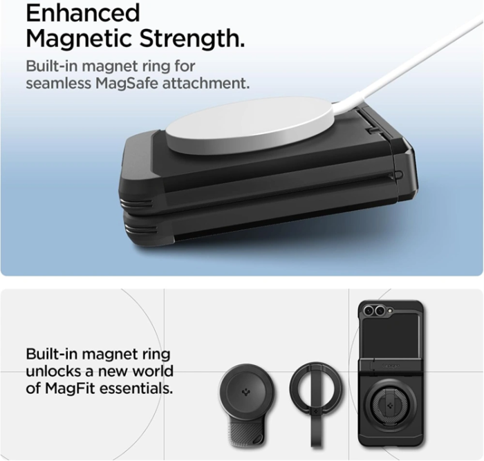 Spigen - Spigen Galaxy Z Flip 6/7 FE Mobilskal Magsafe Tough Armor