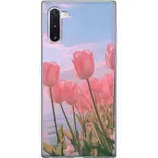Gustaf - Mobilskal till Samsung Galaxy Note10 med Rosa Tulpaner