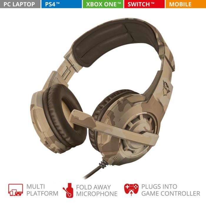 UTGATT4 - Trust GXT 310D Gaming Headset Desert