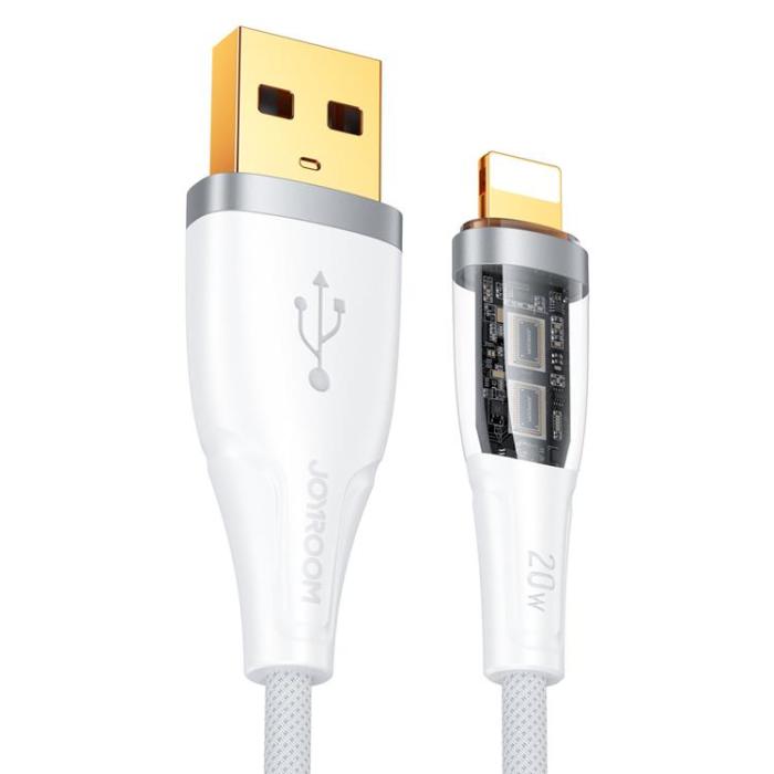 Joyroom - Joyroom Fast USB-C till Lightning kabel 2.4A 1.2m - Vit
