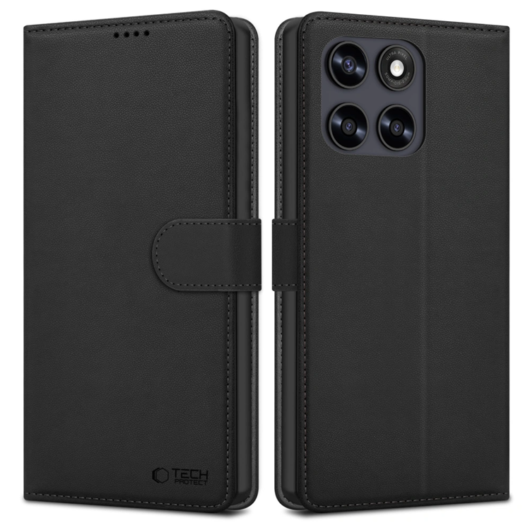 Tech-Protect Plånboksfodral För Motorola Moto G67/G77 - Svart