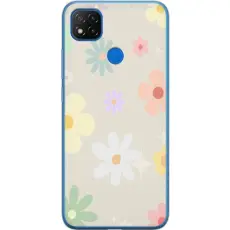 Gustaf - Mobilskal till Xiaomi Redmi 9C med fejdande blommor