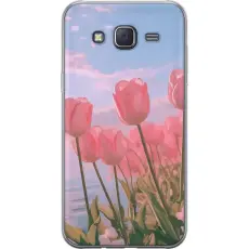 Gustaf - Mobilskal till Samsung Galaxy J5 med Rosa Tulpaner