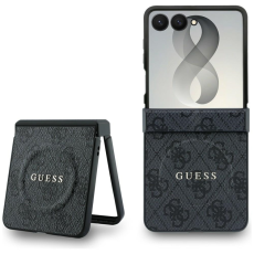 Guess - Guess Mobilskal F&ouml;r Galaxy Z Flip 8 MagSafe 4G Classic - Svart