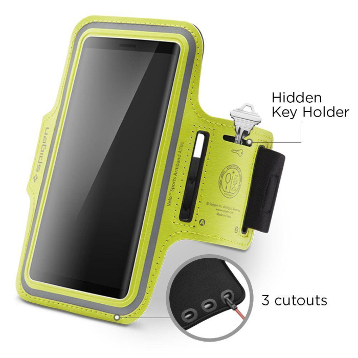 UTGATT1 - Spigen Sportarmband A700 6.9 - Neon