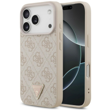 Guess - Guess Mobilskal F&ouml;r iPhone 18 Pro/17 Pro Magsafe L&auml;der 4G Triangel Strass