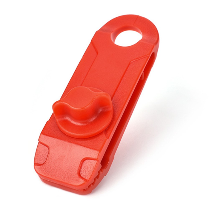 OEM - [5-pack] Utomhustält Presenning Vindtät Fast Spänne klämma - Röd