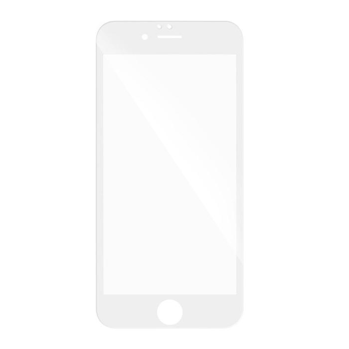 OEM - iPhone 6/6S Skärmskydd av Härdat Glas • Full Glue • Vit