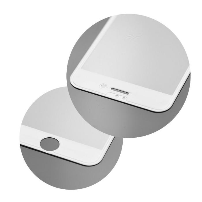OEM - iPhone 6/6S Skärmskydd av Härdat Glas • Full Glue • Vit