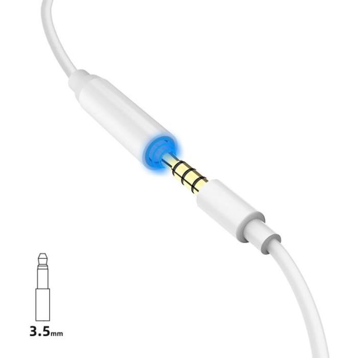 Dudao - Dudao Ljud Adapter Lightning Till 3.5mm Mini Jack - Vit