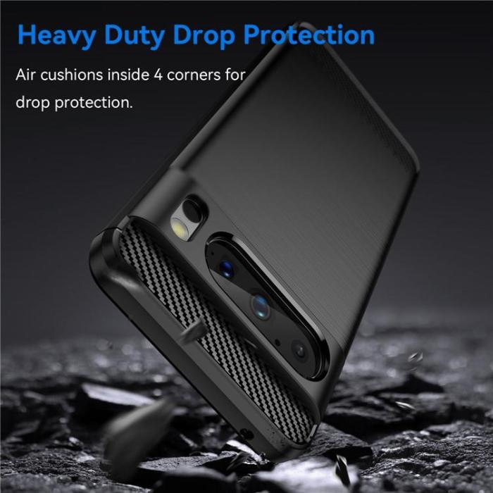 OEM - Google Pixel 8 Mobilskal Carbon Fiber - Svart