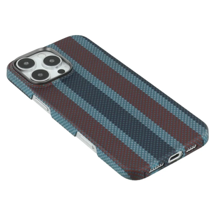 A-One Brand - iPhone 16 Pro Mobilskal Magsafe Aramid Fiber Tri Color