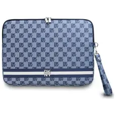 DKNY - DKNY Datorfodral 14" Checkered Pattern Printed Stripes - Bl&aring;