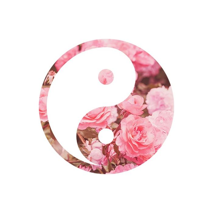 UTGATT5 - PopSockets Yin Yang Roses Grip med Ställfunktion