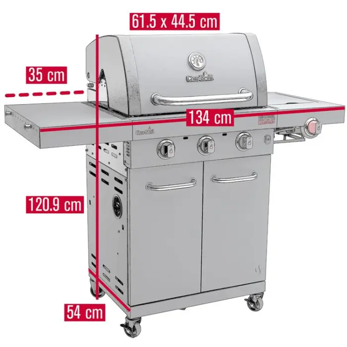 Char-Broil - Char-Broil Gasolgrill Professional POWER EDITION 3 140984