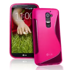 OEM - FlexiCase Skal till LG G2 (Magenta)