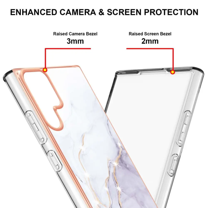 Taltech - Galaxy S22 Ultra Mobilskal TPU - Vit