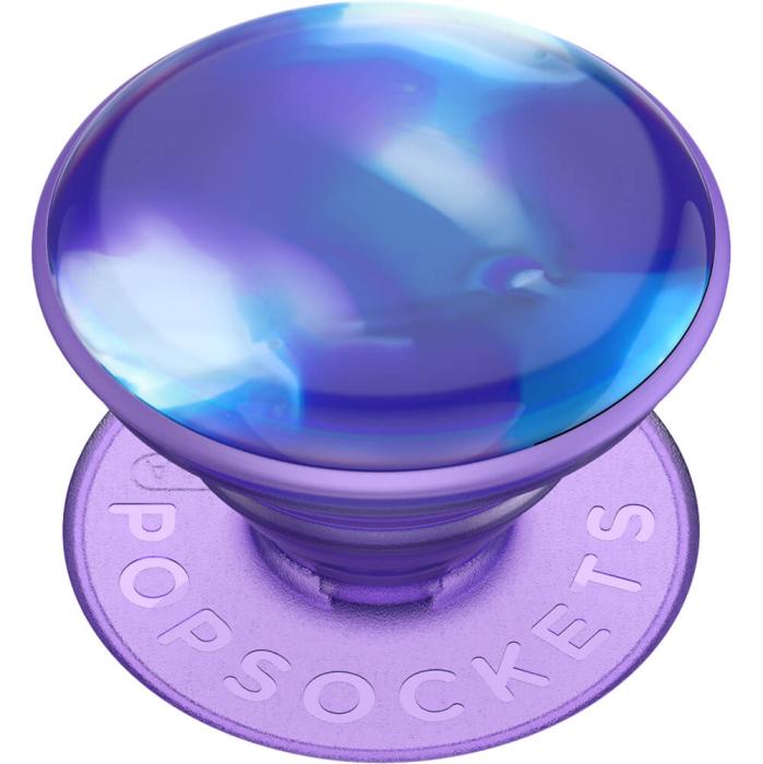 UTGATT5 - POPSOCKETS Swirl Blurple Avtagbart Grip med Ställfunktion LUXE