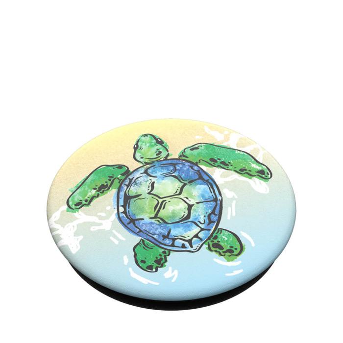 PopSockets - POPSOCKETS Tortuga Avtagbart Grip med Ställfunktion