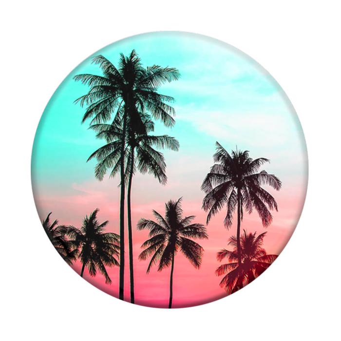 UTGATT1 - POPSOCKETS Tropical Sunset Avtagbart Grip med Ställfunktion
