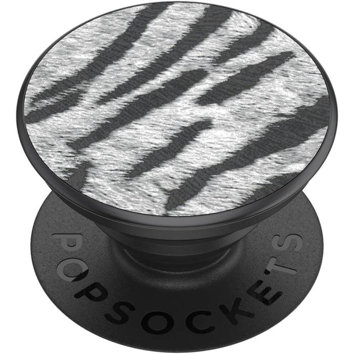 PopSockets - POPSOCKETS Vegan Leather Zebra Avtagbart Grip