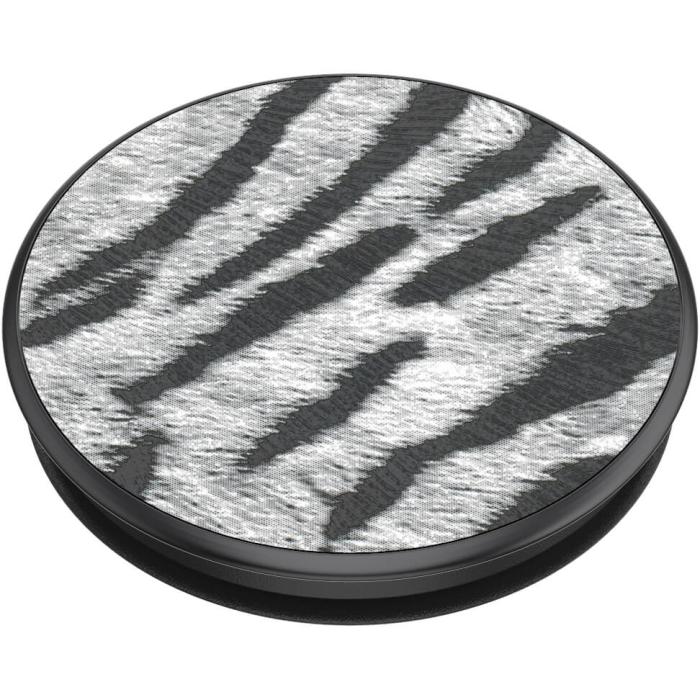 PopSockets - POPSOCKETS Vegan Leather Zebra Avtagbart Grip
