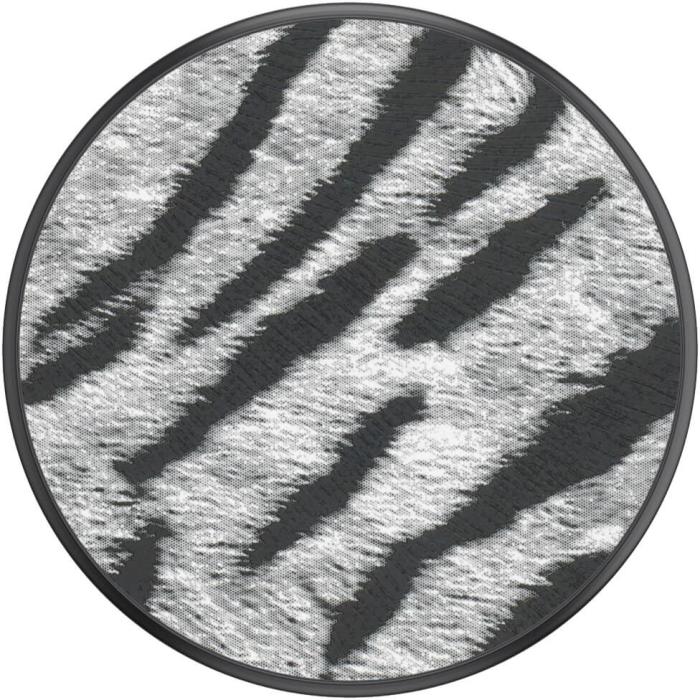 PopSockets - POPSOCKETS Vegan Leather Zebra Avtagbart Grip
