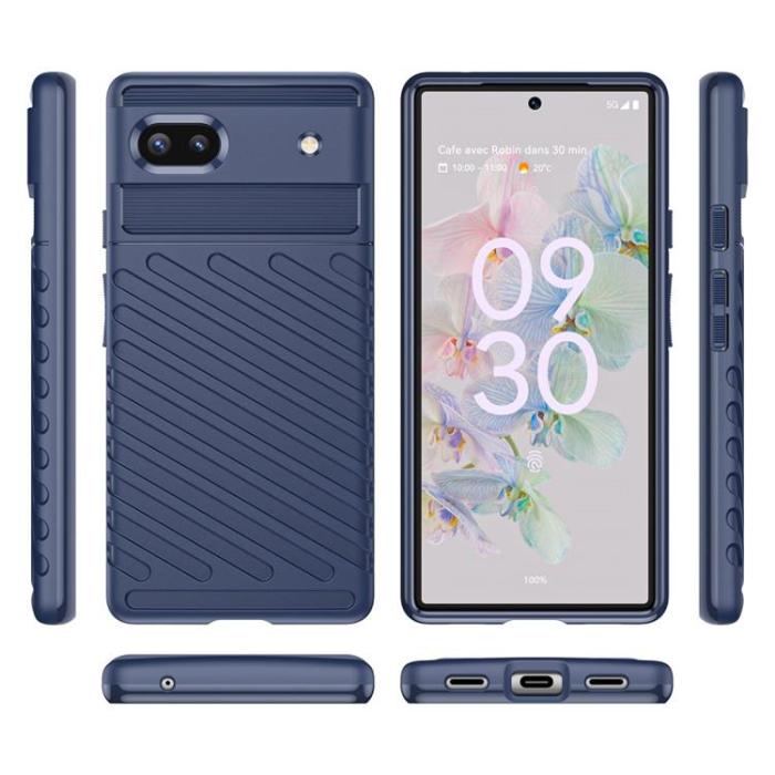 A-One Brand - Google Pixel 6a Skal Thunder Twill - Blå