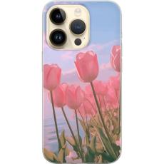 iSecrets - Mobilskal till Apple iPhone 14 Pro med Rosa Tulpaner