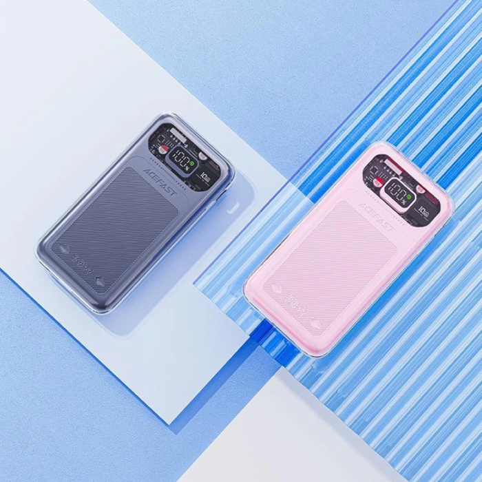 Acefast - Acefast Powerbank 10000mAh 30W Sparkling Series M1 - Grå