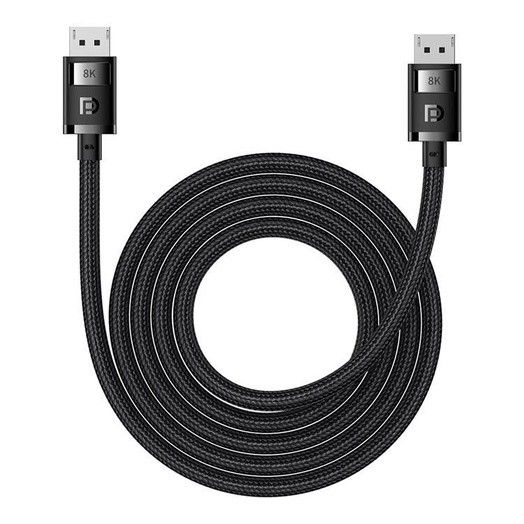 Baseus DisplayPort 8K 60Hz Kabel 1m High Definition Series - Svart | 3541 | AlltMobil