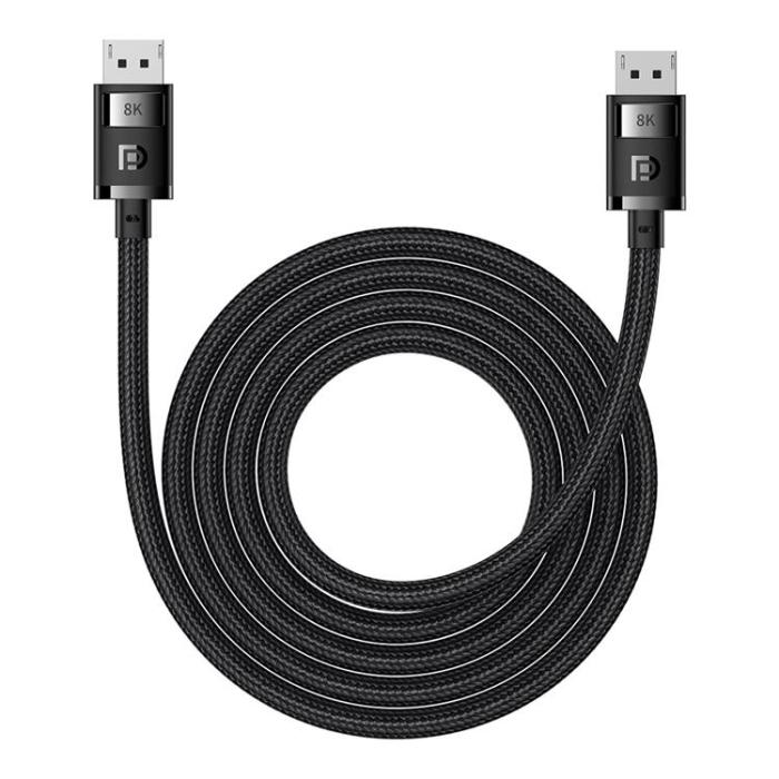 BASEUS - Baseus DisplayPort 8K 60Hz Kabel 2m High Definition Series - Svart