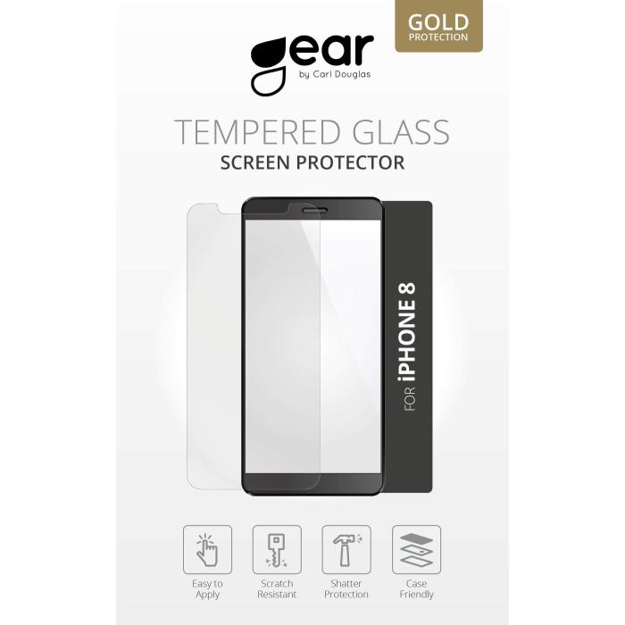 UTGATT1 - Gear Härdat Glas iPhone X/Xs/11 Pro - Transparent