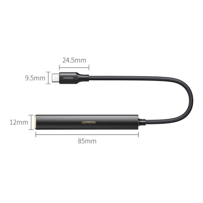 Ugreen - Ugreen CM545 DAC Hörlurar Förstärkare USB-C till 3.5 mm Minijack