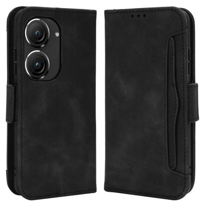 OEM - Asus Zenfone 9 Plånboksfodral PU Läder - Svart