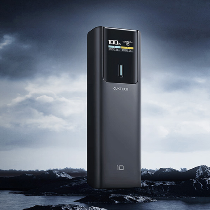 Cuktech - Cuktech Powerbank 10000 mAh 150W USB-C USB-A - Svart
