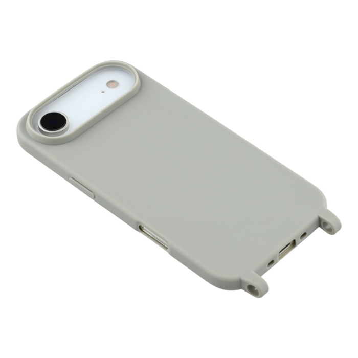 A-One Brand - iPhone 17 Air Mobilskal TPU med Hål för Rem - Grå
