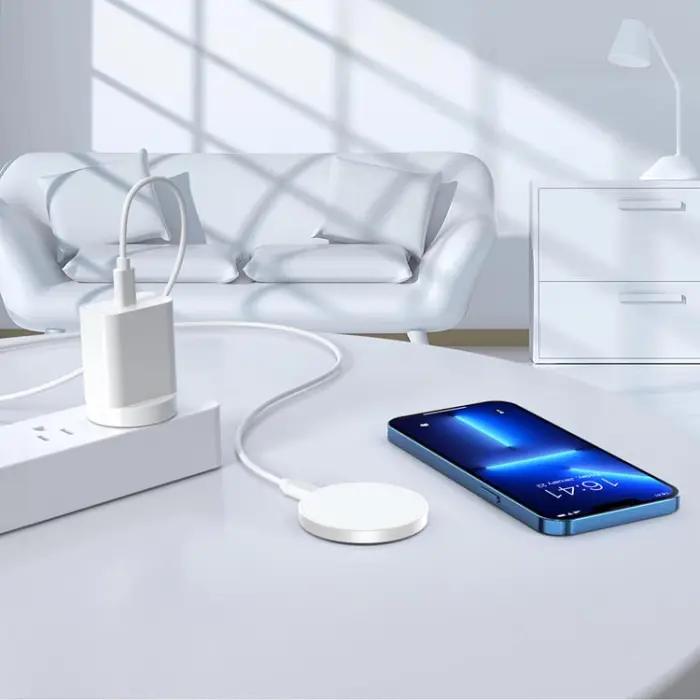 Choetech - Choetech Magsafe Trådlös Laddare Induction - Vit
