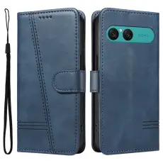 A-One Brand - Sony Xperia 10 VII Plånboksfodral T Shape Lines - Blå