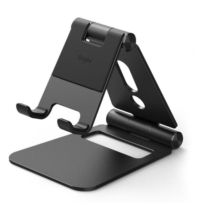 UTGATT5 - Ringke Super Folding Stand Hopfällbar Telefonhållare - Svart