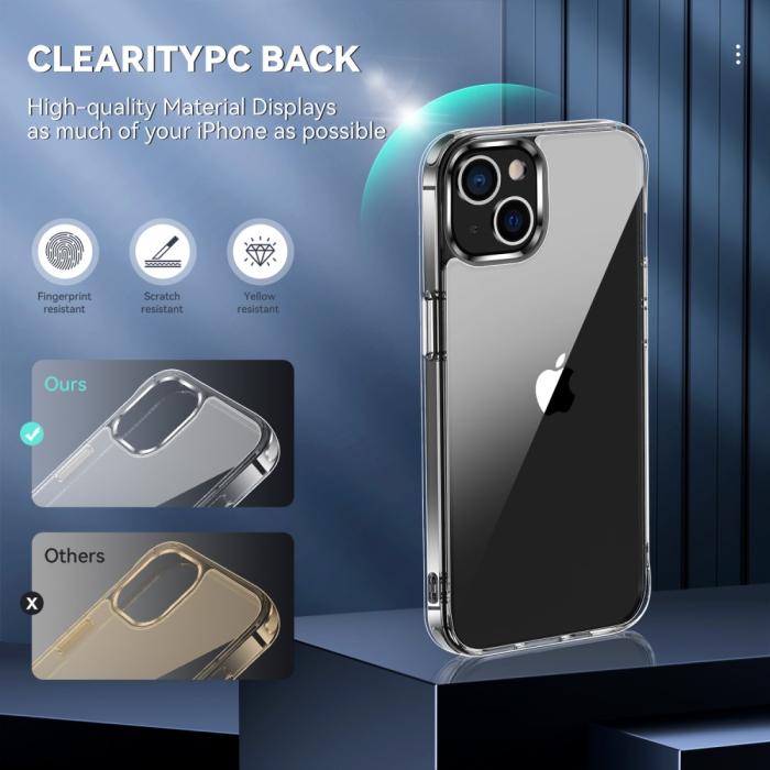 OEM - Gulnar Inte ShockProof Skal iPhone 13 - Clear