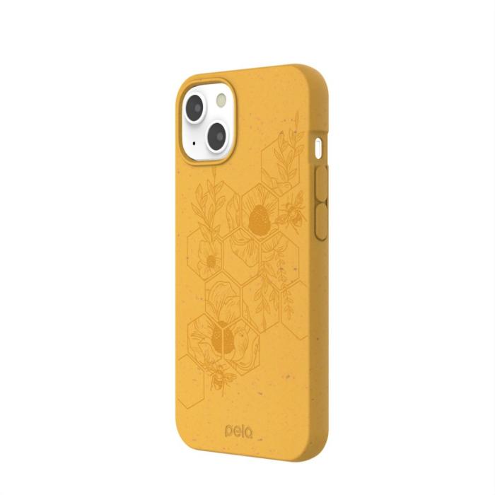 Pela - Pela Hive Edition Mobilskal iPhone 13 - Classic Honey