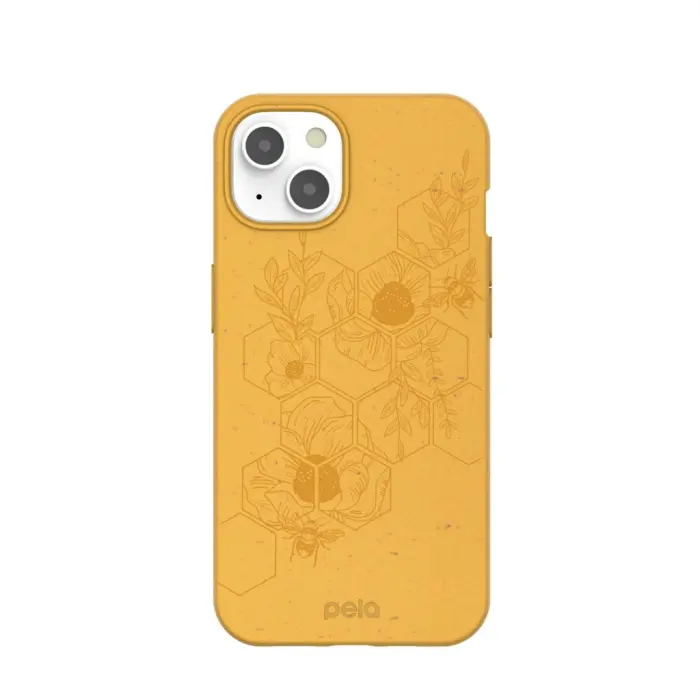 Pela - Pela Hive Edition Mobilskal iPhone 13 - Classic Honey