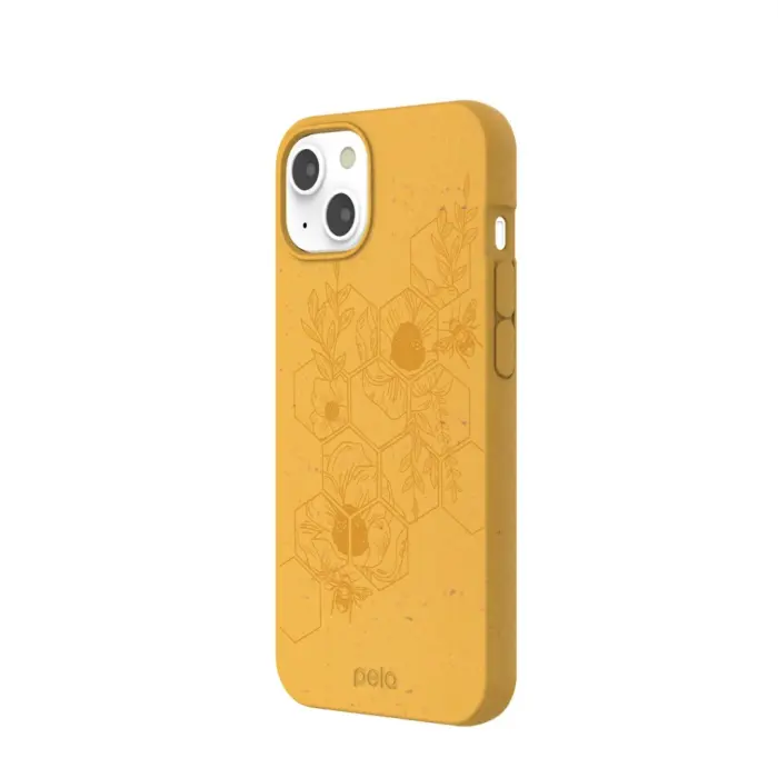 Pela - Pela Hive Edition Mobilskal iPhone 13 - Classic Honey