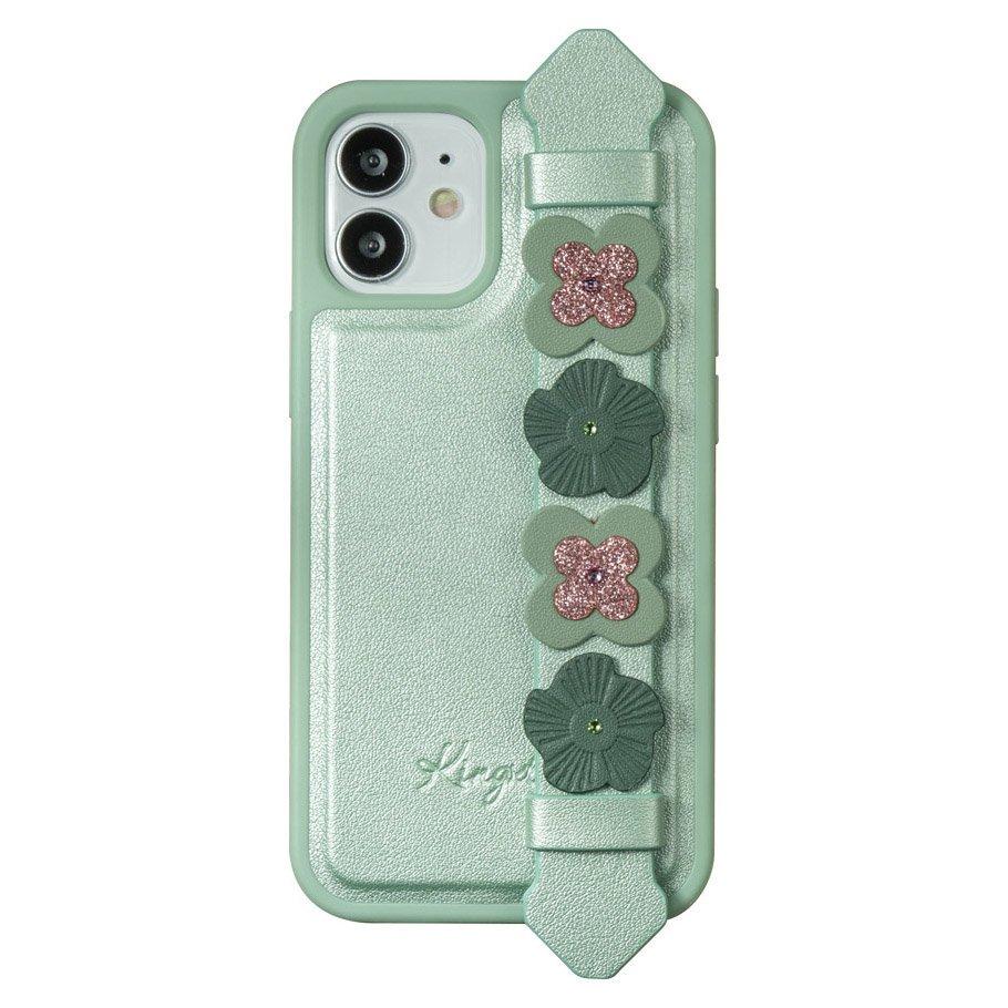 Kingxbar Sweet Swarovski Mobilskal iPhone 12 mini - Grön | 2353 | AlltMobil
