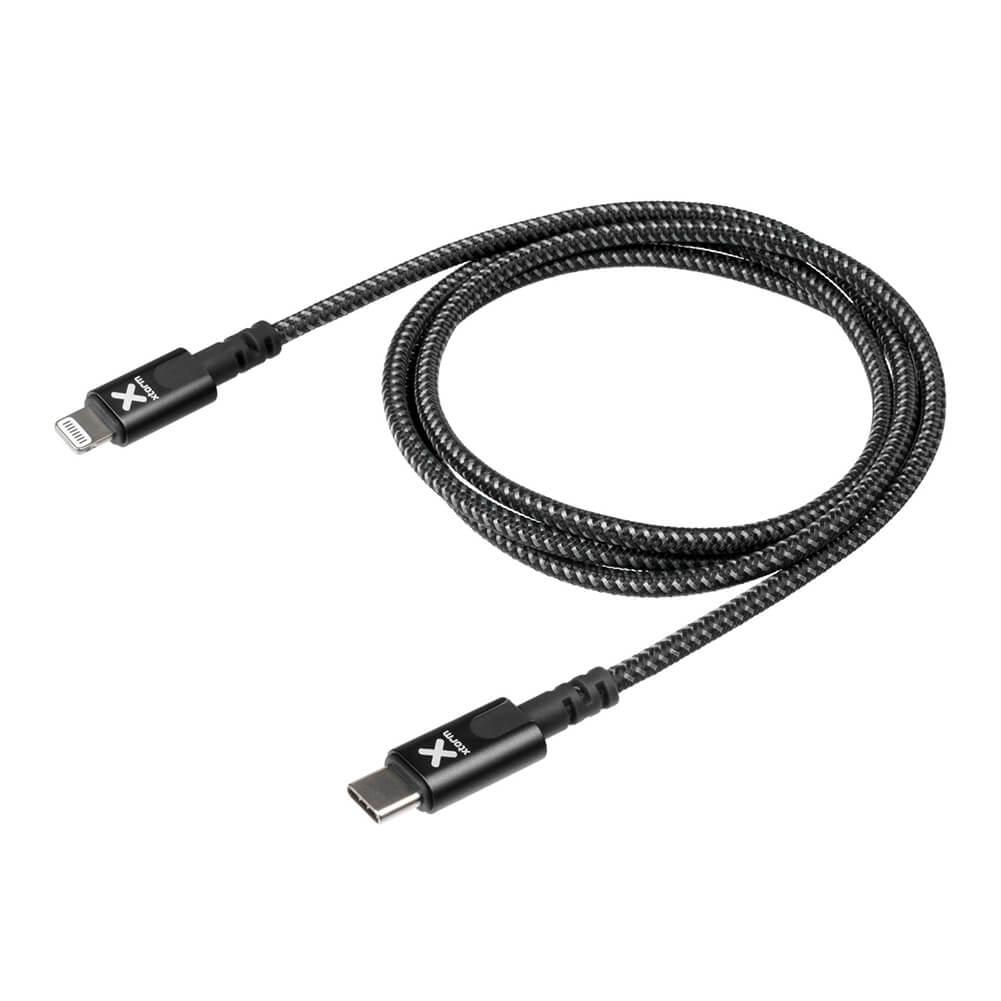Xtorm Premium USB-C / Lightning Kabel 1m Svart