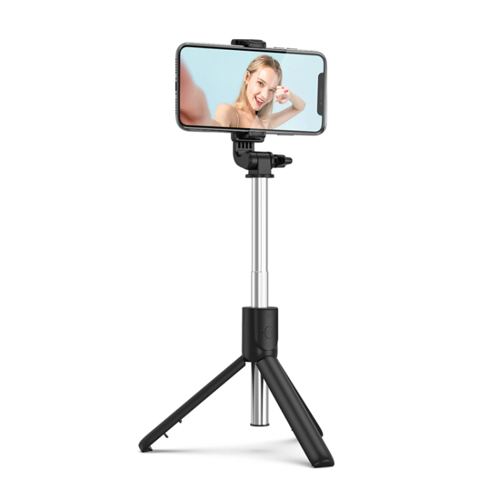 OEM - Selfiestick Teleskopstativ 0.7m för Mobil - Svart