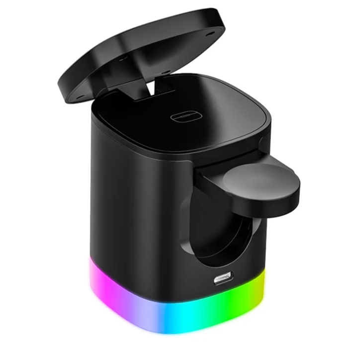 OEM - 3in1 MagSafe Trådlös Laddare iPhone, Apple Watch, Airpods