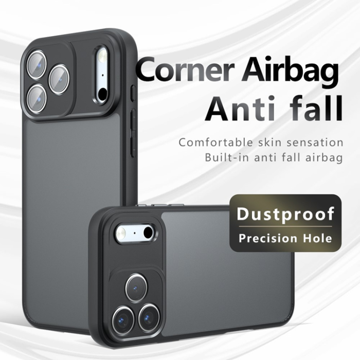 A-One Brand - iPhone 17 Pro Mobilskal Matt Drop Proof - Grå