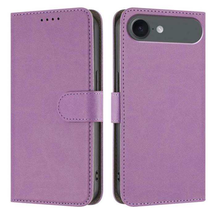 A-One Brand - iPhone Air Plånboksfodral Solid Color - Ljuslila